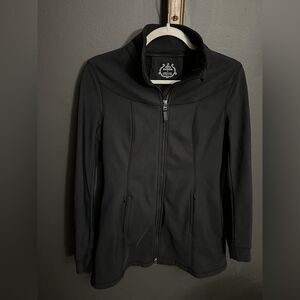 Prana Hard Shell Fleece Lined Jacket Black Women's Size Small